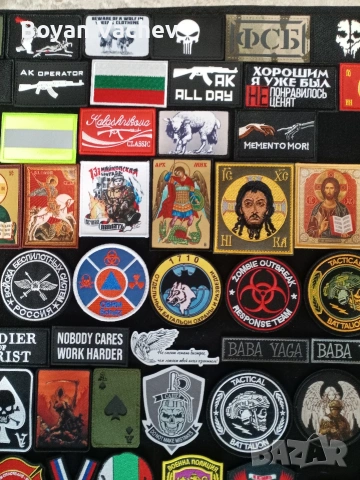 Ново зареждане военни/тактически велкро нашивки , снимка 6 - Екипировка - 51508280