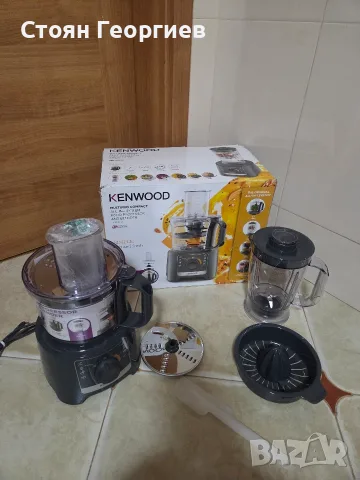 Чисто нов кухненски робот Блендер Kenwood MultiPro Compact All-In-One 800W (FDP31.360GY) Сив, снимка 3 - Кухненски роботи - 55424945