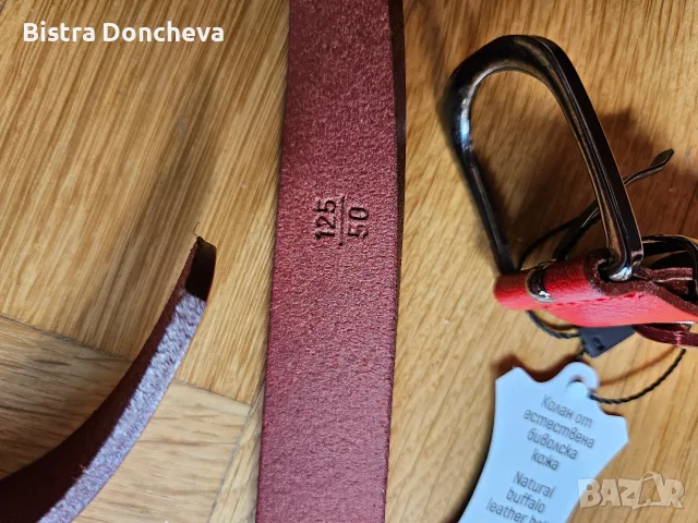 кожен колан от биволско кожа. Нов. , снимка 4 - Колани - 55493516