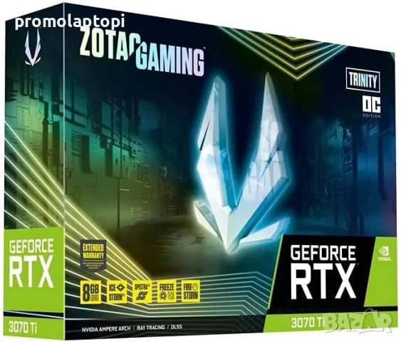 Zotac Ge Force RTX 3070 Ti 8GB Trinity Gaming OC, снимка 2 - Видеокарти - 55606699