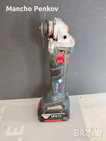 Bosch GWS 18V-7 ъглошлайф, снимка 6 - Ъглошлайфи - 54599899