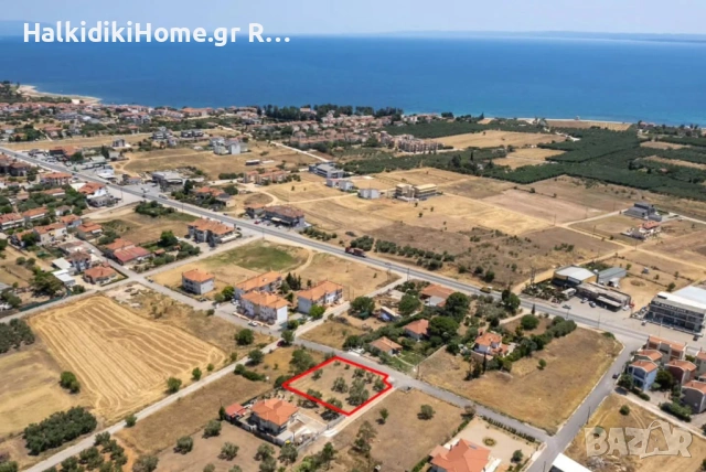Парцел за продажба в Каливес Халкидики 862 м2. 