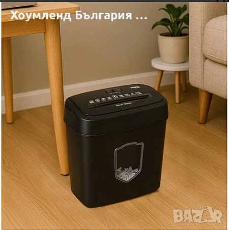 Шредер за хартия-машина за унищожаване на документи с ПОДАРЪК, снимка 7 - Принтери, копири, скенери - 54472344