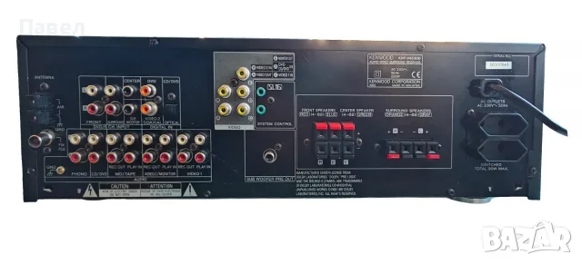 5.1 AV Ресивър Kenwood KRF-V4530D (Dolby Digital) – Топ състояние, профилактиран, снимка 7 - Ресийвъри, усилватели, смесителни пултове - 55343206