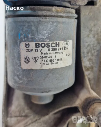Моторче Чистачки с Лостов Механизъм Туарег VW Touareg 7L0 955 119 K 7L0955119K 0 390 241 835, снимка 3 - Части - 55467621