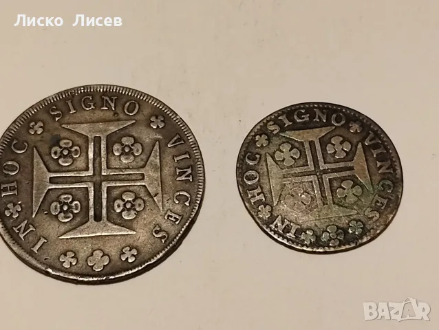 Португалия 400 рейс 1781, снимка 2 - Нумизматика и бонистика - 55476616