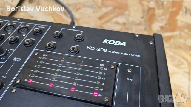 Аудио миксер Koda KD-206, снимка 3 - Ресийвъри, усилватели, смесителни пултове - 55197549