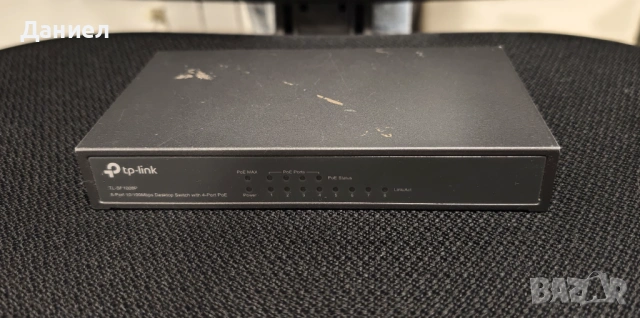 8 портови (4+4 PoE) суичове Netgear и TP-Link, снимка 3 - Суичове - 54315161