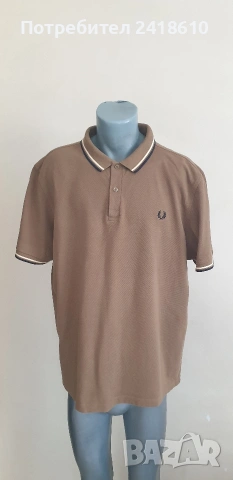 Fred Perry Pique Cotton Mens Size 2XL ОРИГИНАЛ! Мъжка Тениска!, снимка 6 - Тениски - 54794751