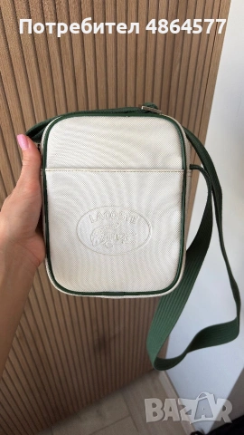 Оригинална мъжка чанта Lacoste, снимка 2 - Чанти - 55003517