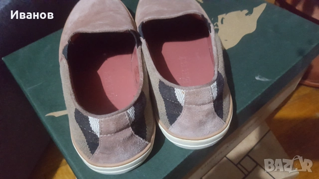 Дамски мокасини Burberry 38н, снимка 4 - Дамски ежедневни обувки - 54577067