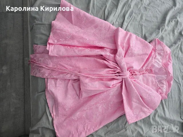 Рокля с панделка на гърба, снимка 2 - Рокли - 55325408