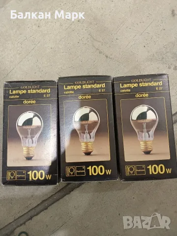 Ретро златисти крушки Paulmann Goldlicht 100W, E27 – Лот 3 бр