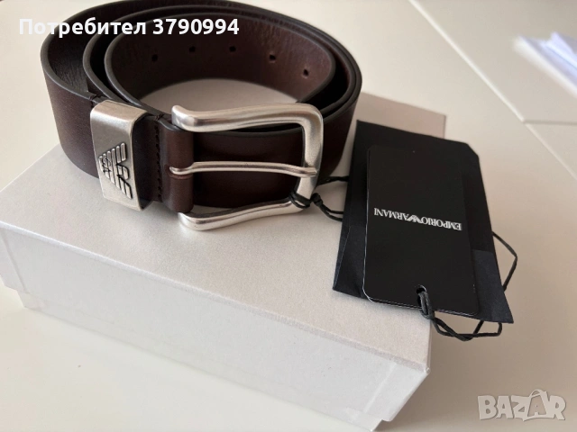 Продава се НОВ оригинален колан Emporio Armani, снимка 2 - Други - 54444317