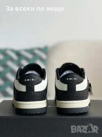 Amiri Skel Top Low Sneakers "Black/White" Мъжки Маратонки👟Дамски Маратонки Код ch20, снимка 3 - Маратонки - 55413229