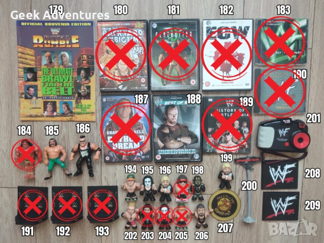 WWE Кечисти Екшън Фигурки Кеч Аксесоари Играчки Картички John Cena 1/3, снимка 9 - Колекции - 47660667