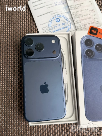 КАТО НОВ❗️ 24М ГАРАНЦИЯ❗️ iPhone 17 Pro Лизинг от 42€/мес 256GB⚠️ Deep Blue, снимка 11 - Apple iPhone - 54591950