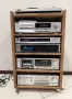 🔈Ретро аудио система TECHNICS - усилвател, сд плеър, триглав дек, тунер, еквалайзер, грамофон, рак, снимка 1