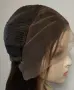 Естествена бразилска перука 40 см - Кестенява | Lace Front 13x4 | 100% човешка коса, снимка 13