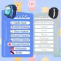 Детски смарт часовник с GPS тракер за момчета и момичета, 4G телефон, смарт часовник, снимка 6