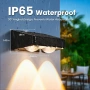 Solpex Соларни осветителни тела за огради, 9 цвята 11 режима RGB, 2 броя, снимка 3
