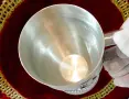 Калаена чаша,халба,релефни ловни картини Елен,Куче, снимка 4