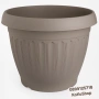 Саксия - Ø 45 x 35 см, пластмасова, цвят антрацит, снимка 1