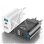 65W GaN зарядно устройство USB-C PD & USB-A QC 3.0 – Бързо зареждане за iPhone, Samsung 10326, снимка 1