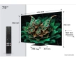 TCL 75C7K 75" QD-Mini LED 4K 144Hz Google TV, снимка 4
