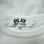 Comme des Garçons Play Gold Heart T-Shirt (2XL), снимка 4