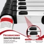 Телескопична алуминиева стълба, 3.20 м, 11 стъпала, със стабилизираща основа и чанта за пренасяне, снимка 2