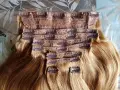 Индийска коса 220гр, 61см дължина. 100% естествен косъм! , снимка 2