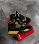  👟Nike Air Jordan 4 Retro Black Yellow, снимка 2