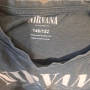 Тениска Nirvana smiley усмивка кристалчета, лицензна ..винтидж сиво acid wash, снимка 2