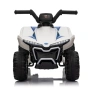 Детско акумулаторно ATV 6V 25W – Електрическо ATV с LED светлини за деца 1.5+ години, бяло, снимка 4