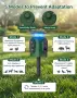 360° слънчев ултразвуков репелент за животни, снимка 5