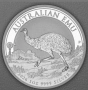 сребърна мнета 1 оз 1 oz Ему 2026, снимка 1