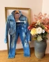 ZARA Дънков аутфит + Подарък стилна риза, снимка 3