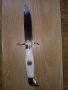 Ловен нож с калъф – ретро СССР стил, отлично състояние, снимка 2