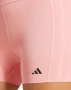 ADIDAS Optimé 4-Inch Raw Cut Hem Leggings Pink Дамски Розов Къс Клин Код P2713, снимка 4