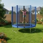Батут с външна мрежа Jump 6ft - безопасно забавление и тренировка, снимка 2