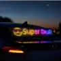Динамичен мигащ екран с LED светлина за коли и реклами, снимка 1