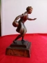 Кралица Ингрид 1968г. Бронзова Статуетка , Пластика , Фигура, снимка 2