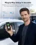Нов Безжичен CarPlay Android Auto адаптер USB-C USB-A 2026 за iPhone Android, снимка 6