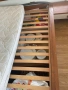 Large Double bed, mattress, built in side tables and headboard., снимка 3