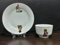 Стар български порцелан детски комплект , снимка 1