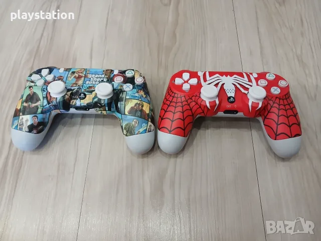 Уникални ЛИМИТИРАНИ Джойстици за PS4 / PC – Чисто Нови (Spider-Man & GTA V), снимка 2 - Аксесоари - 55693949