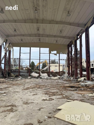 Хале ригел 18/40/10 m.Метални конструкции и подкранов път 2. 5лв