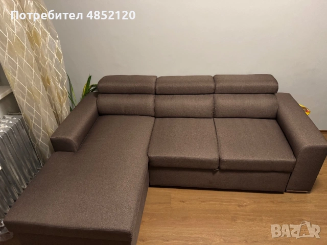 Ъглов диван ляв, снимка 2 - Дивани и мека мебел - 54839034