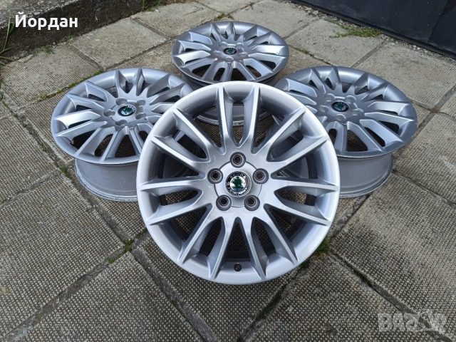 ОРИГИНАЛНИ джанти 17 ' цола 5x112 7J Skoda Octavia / Шкода Октавия АУДИ VW Seat